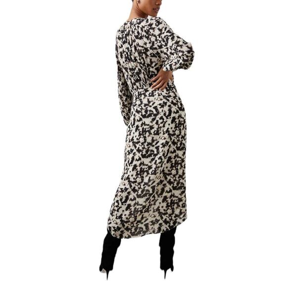 New Women’s Rails Tyra Blurred Cheetah Dress Size M - Picture 8 of 14